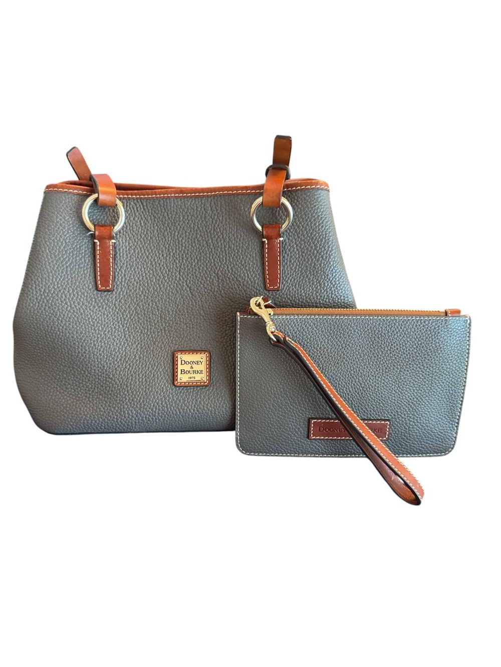 Dooney & Burke Small Briana with Pouch and Dust Bag Elephant
